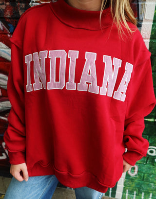 Indiana Stripe Mockneck