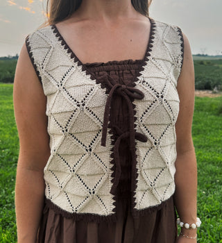 Brylee Bow Vest