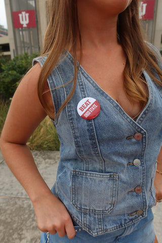 First Page Denim Vest
