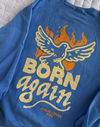 Born Again Dove Crewneck