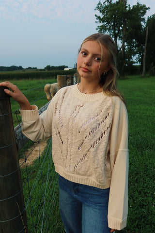 Classic Cable Knit Sweater