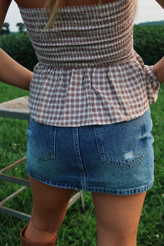 Everyday Denim Skort